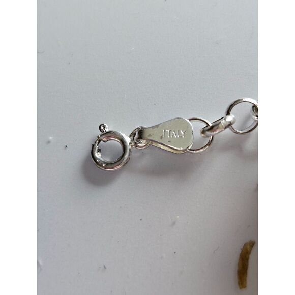 **Final Sale** Sterling silver colorful charm bracelet - Picture 8 of 16